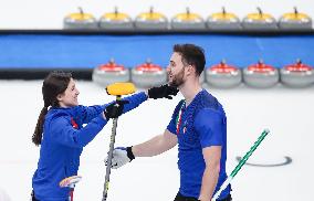 (BEIJING2022)CHINA-BEIJING-WINTER OLYMPIC GAMES-CURLING-MIXED DOUBLES-GOLD MEDAL GAME-ITALY VS NORWAY (CN)