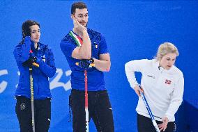 (BEIJING2022)CHINA-BEIJING-WINTER OLYMPIC GAMES-CURLING-MIXED DOUBLES-GOLD MEDAL GAME-ITALY VS NORWAY(CN)