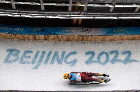 (BEIJING2022)CHINA-BEIJING-YANQING-OLYMPIC WINTER GAMES-LUGE-WOMEN'S SINGLES (CN)