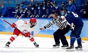 (BEIJING2022)CHINA-BEIJING-OLYMPIC WINTER GAMES-ICE HOCKEY-WOMEN'S PRELIMINARY-FIN VS ROC(CN)