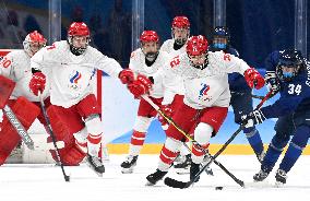 (BEIJING2022)CHINA-BEIJING-OLYMPIC WINTER GAMES-ICE HOCKEY-WOMEN'S PRELIMINARY-FIN VS ROC(CN)