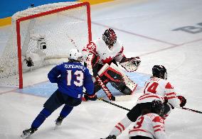 (BEIJING2022)CHINA-BEIJING-OLYMPIC WINTER GAMES-ICE HOCKEY-WOMEN'S PRELIMINARY-CANADA VS U.S. (CN)