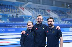 (BEIJING2022)CHINA-BEIJING-OLYMPIC WINTER GAMES-CURLING-MIXED DOUBLES-BRONZE MEDAL GAME (CN)