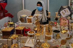 MIDEAST-GAZA CITY-SMALL BUSINESS OWNERS-EXHIBITION