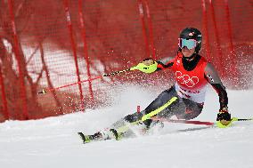 (BEIJING2022)CHINA-BEIJING-OLYMPIC WINTER GAMES-ALPINE SKIING-WOMEN'S SLALOM (CN)