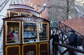 HUNGARY-BUDAPEST-FUNICULAR