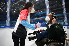(BEIJING2022)CHINA-BEIJING-OLYMPIC WINTER GAMES-CAMERAMAN IN SKATING BOOTS (CN)