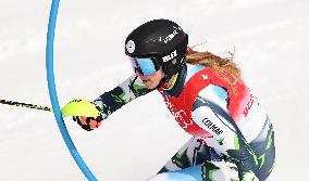 (BEIJING2022)CHINA-BEIJING-OLYMPIC WINTER GAMES-ALPINE SKIING-WOMEN'S SLALOM (CN)