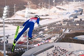 (BEIJING2022) CHINA-ZHANGJIAKOU-OLYMPIC WINTER GAMES-NORDIC COMBINED-SKI JUMPING COMPETITION ROUND (CN)