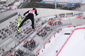 (BEIJING2022) CHINA-ZHANGJIAKOU-OLYMPIC WINTER GAMES-NORDIC COMBINED-SKI JUMPING COMPETITION ROUND (CN)