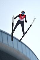 (BEIJING2022) CHINA-ZHANGJIAKOU-OLYMPIC WINTER GAMES-NORDIC COMBINED-SKI JUMPING COMPETITION ROUND (CN)