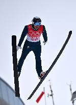 (BEIJING2022) CHINA-ZHANGJIAKOU-OLYMPIC WINTER GAMES-NORDIC COMBINED-SKI JUMPING COMPETITION ROUND (CN)
