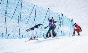 (BEIJING2022)CHINA-ZHANGJIAKOU-WOMEN'S SNOWBOARD CROSS-SEMIFINAL (CN)