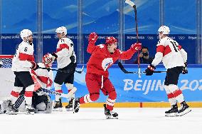 (XHTP)(BEIJING2022)CHINA-BEIJING-OLYMPIC WINTER GAMES-ICE HOCKEY-MEN'S PRELIMINARY- ROC VS  SUI(CN)