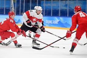 (BEIJING2022)CHINA-BEIJING-OLYMPIC WINTER GAMES-ICE HOCKEY-MEN'S PRELIMINARY- ROC VS  SUI(CN)