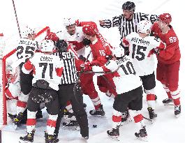 (BEIJING2022)CHINA-BEIJING-OLYMPIC WINTER GAMES-ICE HOCKEY-MEN'S PRELIMINARY- ROC VS  SUI(CN)