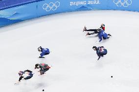 (BEIJING 2022)CHINA-BEIJING-OLYMPIC WINTER GAMES-SHORT TRACK SPEED SKATING-MEN'S 1,500M-QUARTERFINAL (CN)