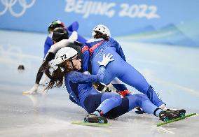 (BEIJING 2022)CHINA-BEIJING-OLYMPIC WINTER GAMES-SHORT TRACK SPEED SKATING-WOMEN'S 1,000M-HEATS (CN)