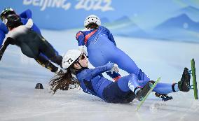 (BEIJING 2022)CHINA-BEIJING-OLYMPIC WINTER GAMES-SHORT TRACK SPEED SKATING-WOMEN'S 1,000M-HEATS (CN)