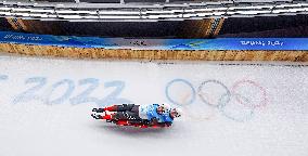 (BEIJING2022)CHINA-BEIJING-YANQING-OLYMPIC WINTER GAMES-LUGE-DOUBLES (CN)