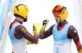 (BEIJING2022)CHINA-BEIJING-YANQING-OLYMPIC WINTER GAMES-LUGE-DOUBLES (CN)