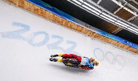 (BEIJING2022)CHINA-BEIJING-YANQING-OLYMPIC WINTER GAMES-LUGE-DOUBLES (CN)