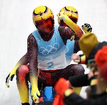 (BEIJING2022)CHINA-BEIJING-YANQING-OLYMPIC WINTER GAMES-LUGE-DOUBLES (CN)