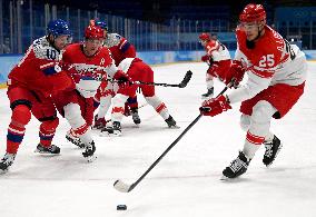 (BEIJING2022)CHINA-BEIJING-OLYMPIC WINTER GAMES-ICE HOCKEY-WOMEN'S PRELIMINARY- CZE VS DEN(CN)