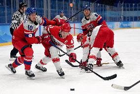 (BEIJING2022)CHINA-BEIJING-OLYMPIC WINTER GAMES-ICE HOCKEY-WOMEN'S PRELIMINARY- CZE VS DEN(CN)