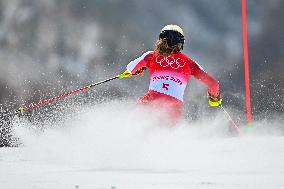 (BEIJING2022)CHINA-BEIJING-OLYMPIC WINTER GAMES-ALPINE SKIING-WOMEN'S SLALOM (CN)