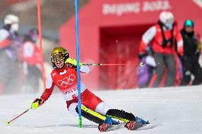 (BEIJING2022)CHINA-BEIJING-OLYMPIC WINTER GAMES-ALPINE SKIING-WOMEN'S SLALOM (CN)