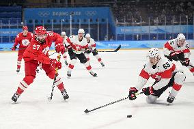 (BEIJING2022)CHINA-BEIJING-OLYMPIC WINTER GAMES-ICE HOCKEY-MEN'S PRELIMINARY- ROC VS  SUI(CN)