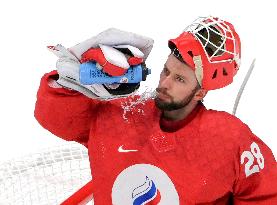 (BEIJING2022)CHINA-BEIJING-OLYMPIC WINTER GAMES-ICE HOCKEY-MEN'S PRELIMINARY- ROC VS  SUI(CN)