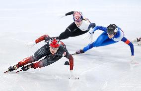 (BEIJING 2022)CHINA-BEIJING-OLYMPIC WINTER GAMES-SHORT TRACK SPEED SKATING-WOMEN'S 3,000M RELAY-SEMIFINAL (CN)