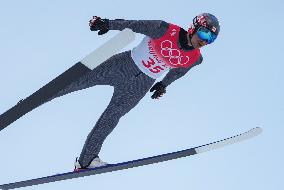 (BEIJING2022) CHINA-ZHANGJIAKOU-OLYMPIC WINTER GAMES-NORDIC COMBINED-SKI JUMPING COMPETITION ROUND (CN)