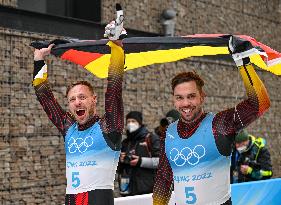 (BEIJING2022)CHINA-BEIJING-YANQING-OLYMPIC WINTER GAMES-LUGE-DOUBLES (CN)