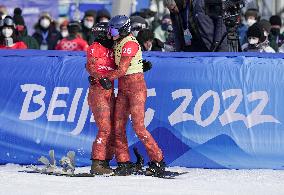 (BEIJING2022)CHINA-ZHANGJIAKOU-WOMEN'S SNOWBOARD CROSS-SEMIFINAL (CN)