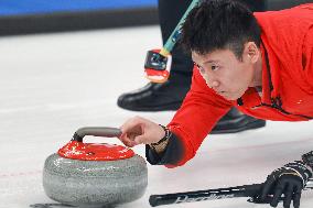 (BEIJING2022)CHINA-BEIJING-WINTER OLYMPIC GAMES-CURLING-MEN'S ROUND ROBIN-CHN vs SWE  (CN)