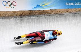 (BEIJING2022)CHINA-BEIJING-YANQING-OLYMPIC WINTER GAMES-LUGE-DOUBLES (CN)