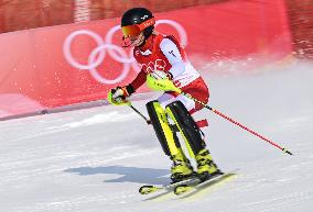 (XHTP)(BEIJING2022)CHINA-BEIJING-OLIMPIC WINTER GAMES-ALPINE SKIING-WOMEN'S SLALOM (CN)