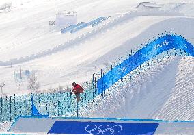 (BEIJING2022)CHINA-ZHANGJIAKOU-OLYMPIC WINTER GAMES-WOMEN'S SNOWBOARD CROSS-SEEDING (CN)