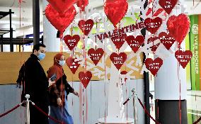 LEBANON-BEIRUT-VALENTINE'S DAY-DECORATIONS