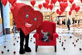 LEBANON-BEIRUT-VALENTINE'S DAY-DECORATIONS