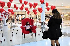 LEBANON-BEIRUT-VALENTINE'S DAY-DECORATIONS