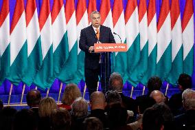 HUNGARY-BUDAPEST-PM-SPEECH