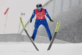 (BEIJING2022) CHINA-ZHANGJIAKOU-OLYMPIC WINTER GAMES-NORDIC COMBINED-TRAINING (CN)