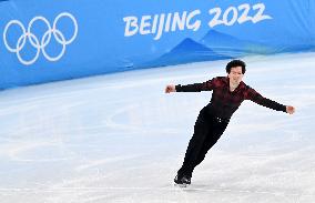 (BEIJING2022)CHINA-BEIJING-FIGURE SKATING-MEN SINGLE SKATING-FREE SKATING (CN)