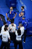 (BEIJING2022)CHINA-BEIJING-OLYMPIC WINTER GAMES-CURLING-MEN'S ROUND ROBIN SESSION-CHN VS ITA (CN)