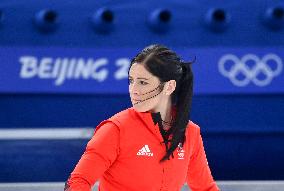 (BEIJING2022)CHINA-BEIJING-OLYMPIC WINTER GAMES-CURLING-WOMEN'S ROUND ROBIN SESSION-GRB VS SUI (CN)