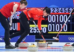 (BEIJING2022)CHINA-BEIJING-OLYMPIC WINTER GAMES-CURLING-WOMEN'S ROUND ROBIN SESSION-GRB VS SUI (CN)